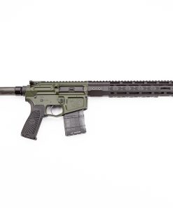 Hunter, .375 SOCOM, 18" Fluted Barrel, 1-12 Twist, Camo with Green Base -