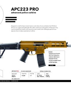 B&T APC223 PRO 10.3” SBR in RAL8000 BT-361657-RAL-SBR-MBT