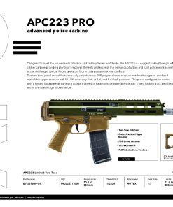 APC223 12.5” Limited Two-Tone with ANODIZED GREEN Upper, ...