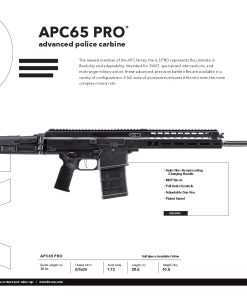 B&T APC65 PRO DMR Rifle, advanced police carbine 6.5 Cree...