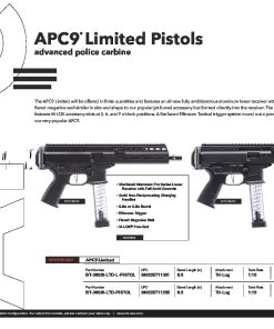 APC9 LIMITED 6.7” – PISTOL