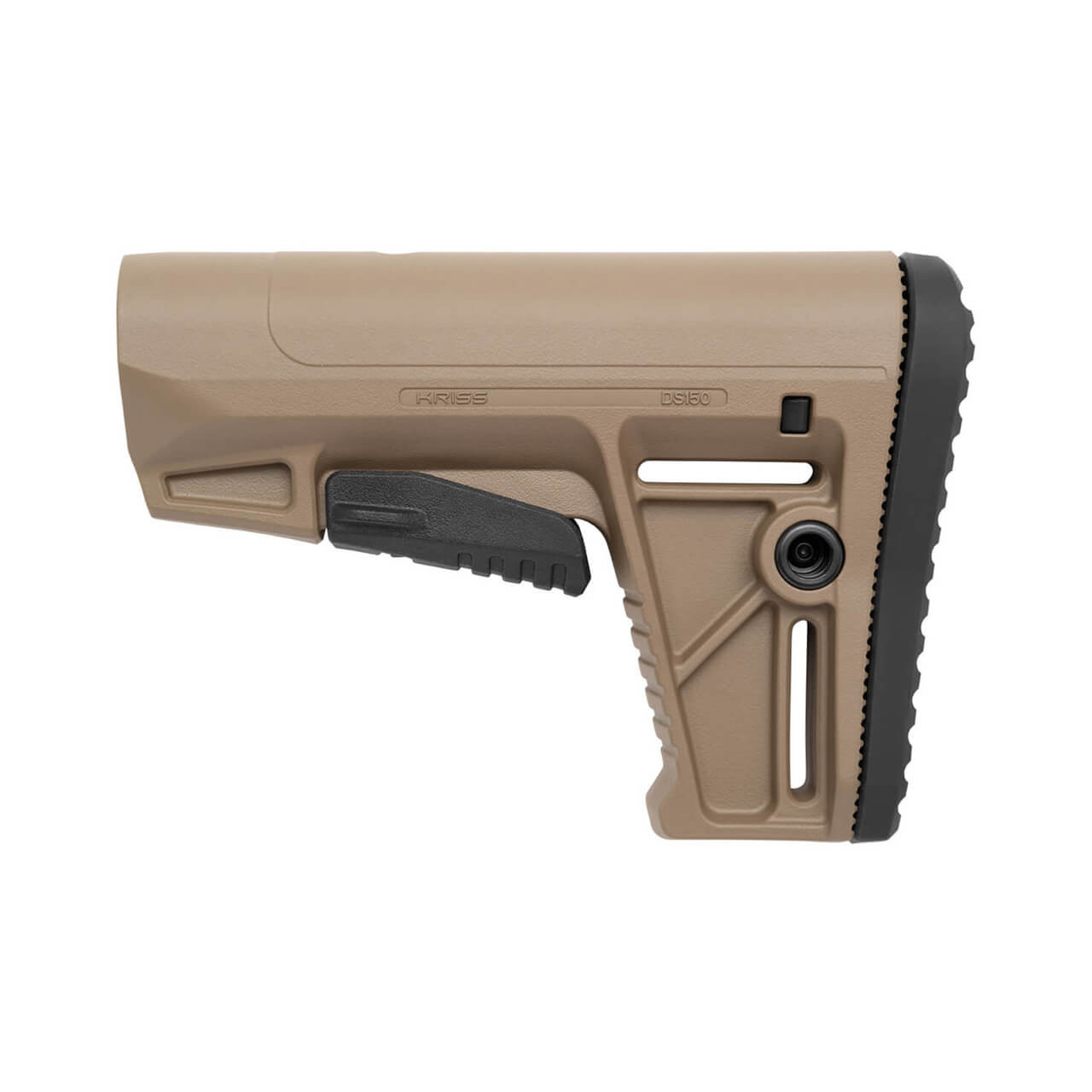 KRISS DS150 AR-15 Stock | Mil-Spec Buffer Tube | FDE Polymer
