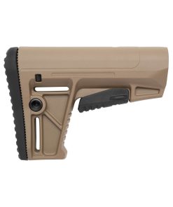 Alternative view of KRISS DS150 AR-15 Stock | Mil-Spec Buffer Tube | FDE Polymer