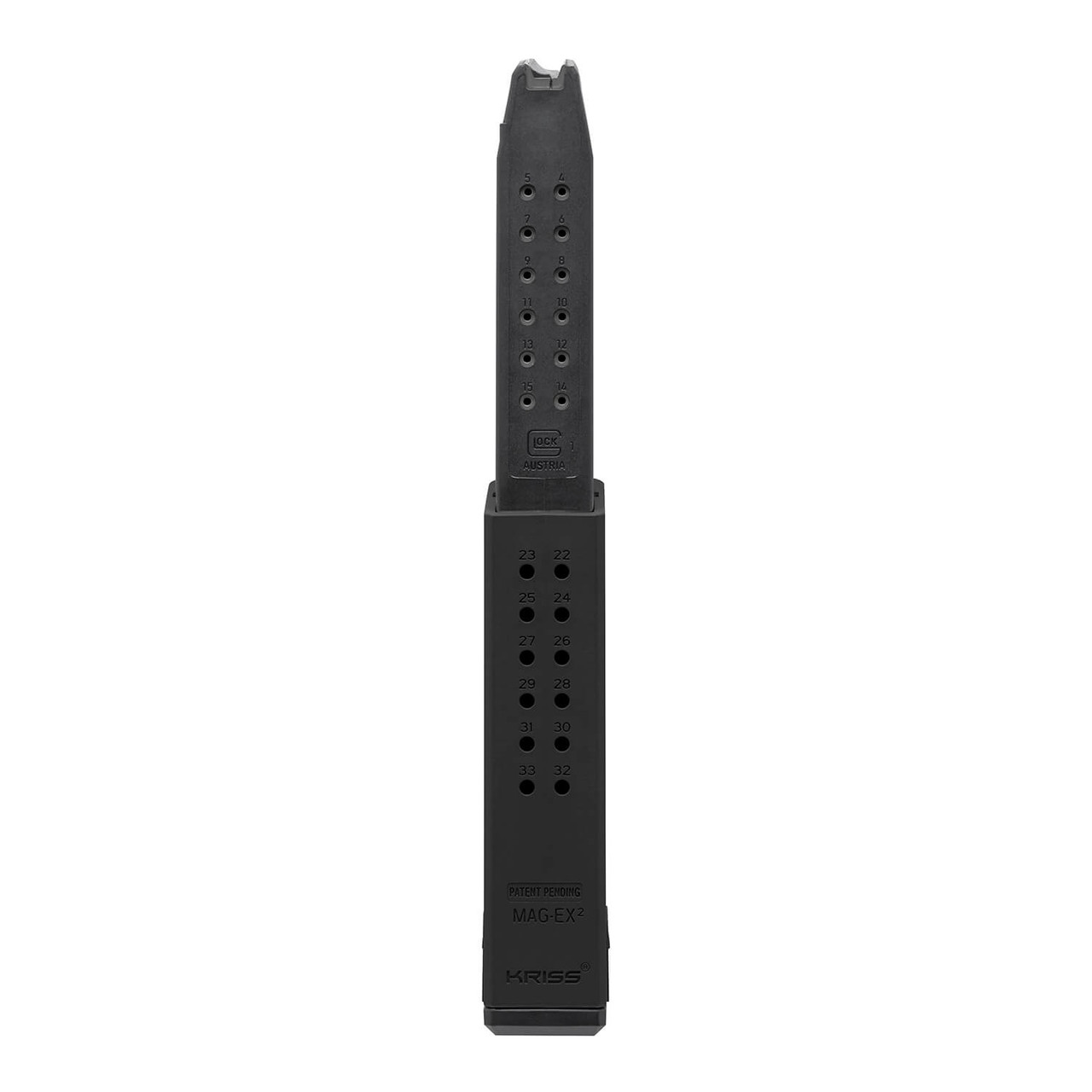 KRISS MagEx2 Extended Magazine Kit - High-Capacity Glock Magazine for Vector & Pistols - Image 3