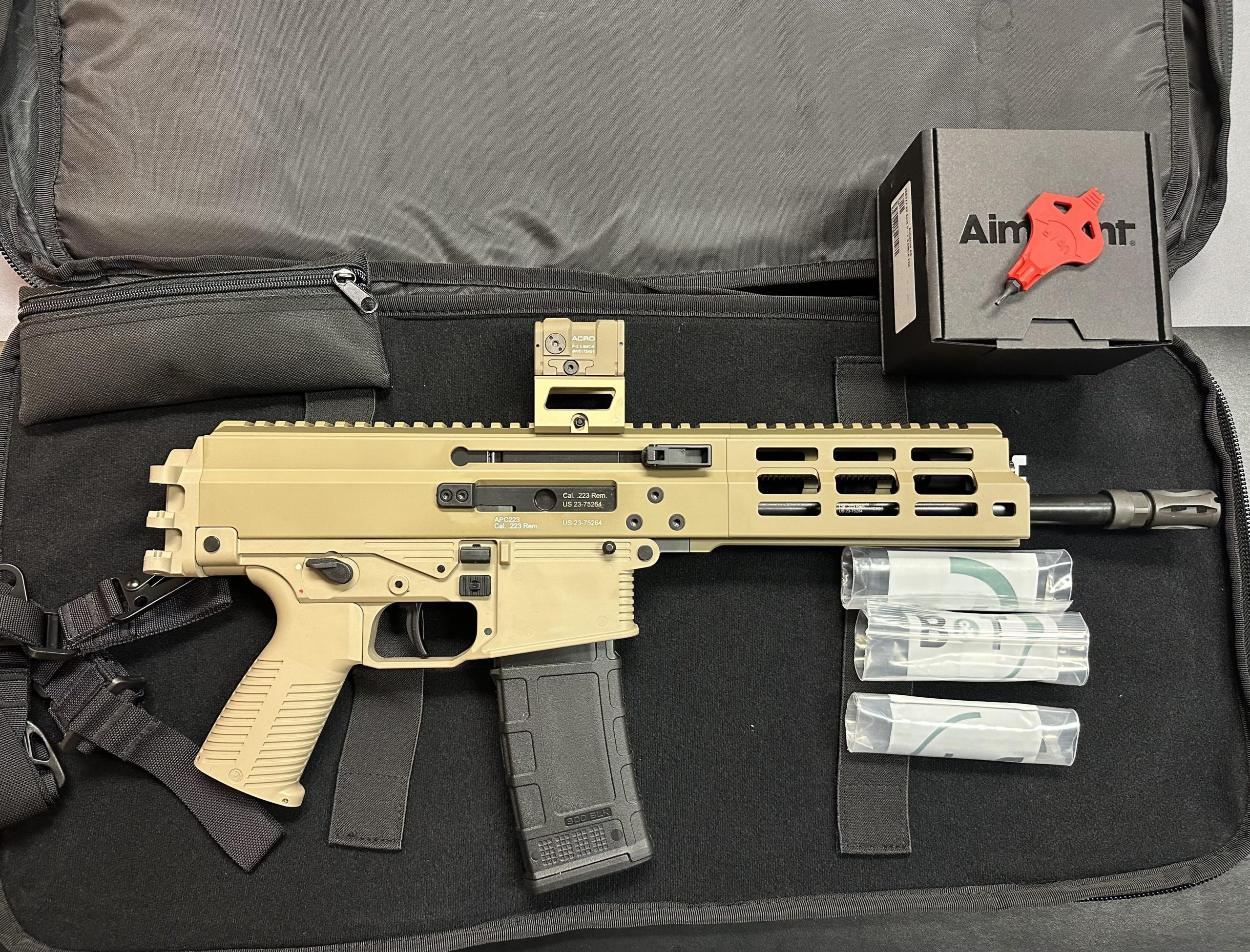 B&T APC223 COYOTE TAN 10.3” GEN 2 PRO Pistol