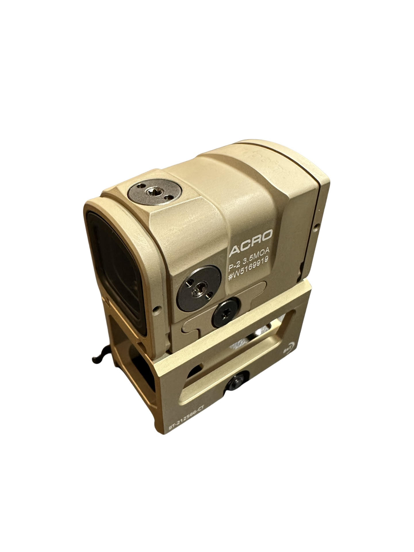 AIMPOINT ACRO P2 3.5 MOA with B&T QD MOUNT FDE / Coyote Tan