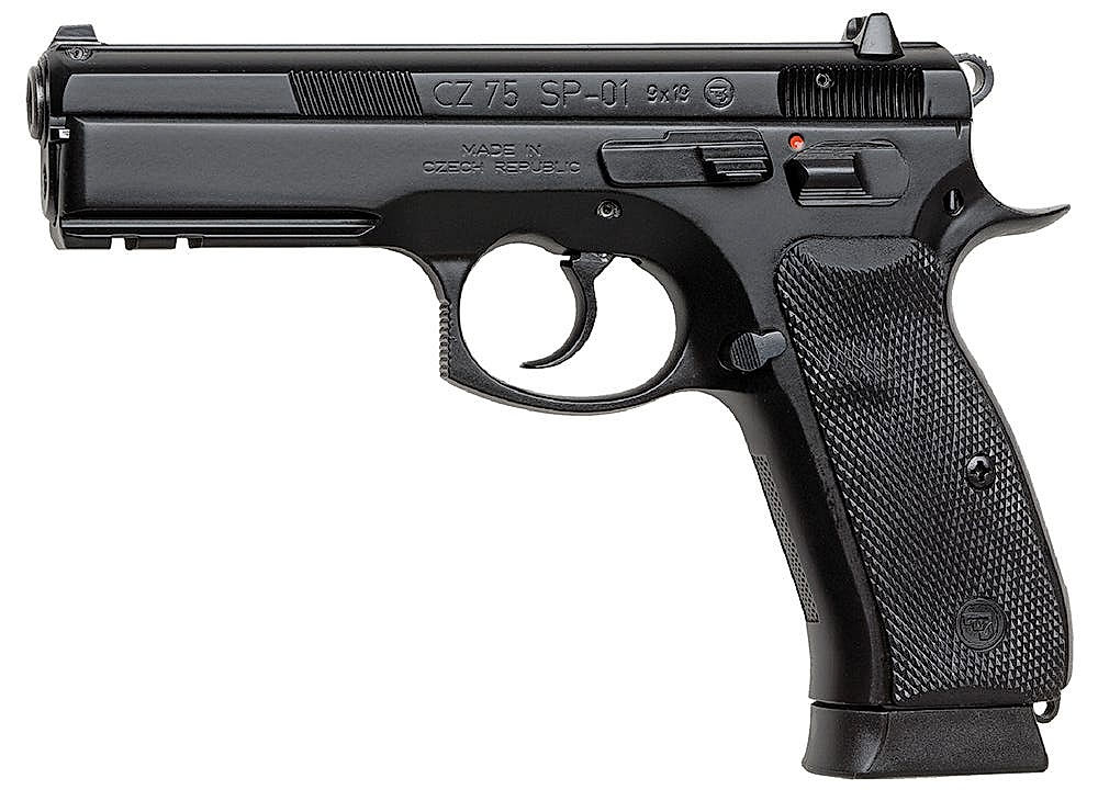 CZ 75 SP-01 9mm 4.6" Barrel 18-Rounds Night Sights - 9mm