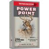 Get Winchester Power Point 270 Winchester Ammo 150 Grain Jacketed Soft Point 200rounds Online for sale