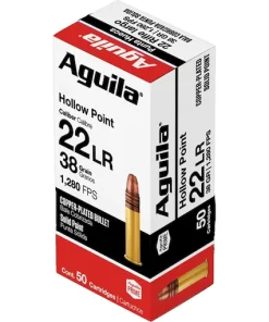 Aguila Super Extra High Velocity 22LR Ammo 38 Grain Plated Hollow Point for sale