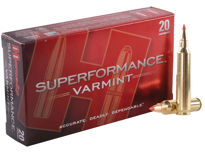 In Stock: Hornady Superformance Varmint 204 Ruger Ammo 40 Grain Hornady V-Max Polymer Tip 500rounds for sale
