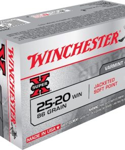 Real Winchester Super X 25-20 WCF Ammo 86 Grain Jacketed Soft Point Box of 50 for sale