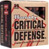 Hornady Critical Defense 9mm Luger Ammo 115 Grain Hornady FTX Polymer Tip Box of 200 rounds for sale